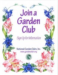 Join a Garden Club Poster